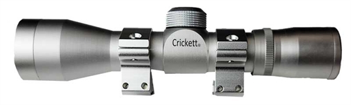 Crickett Compact Silver 4x32mm, Includes Rings KSA054S
