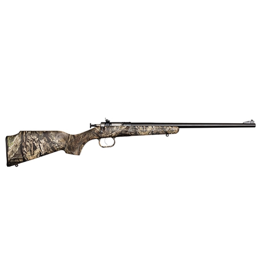 Crickett Youth 22 WMR 1rd 16.12" Blued Barrel/Receiver, Fixed Front/Adjustable Rear Peep Sights, Mossy Oak Break-Up Synthetic Stock w/11.5" LOP, Rebounding Firing Pin Safety KSA2284