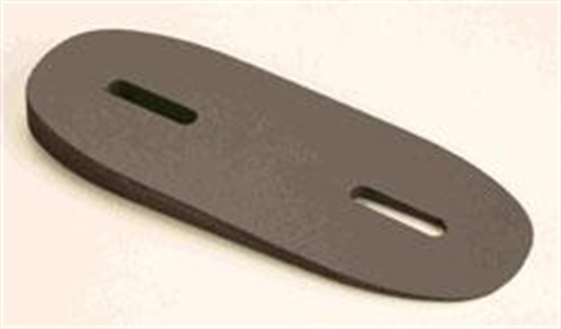 Kick-Eez CHEEK-EEZ 1/2'' PITCH SPACER PLASTIC BLACK 105-120