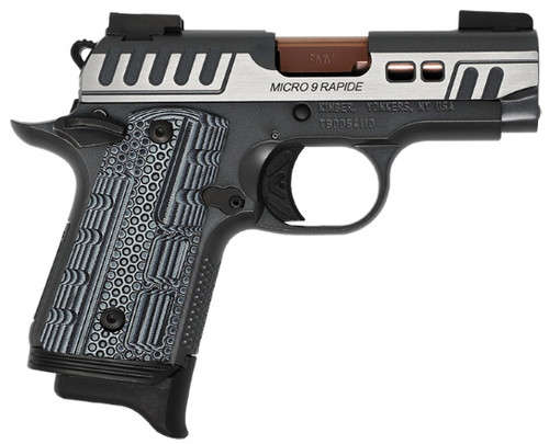 Kimber Micro Rapide Dusk, 9mm, 3.15" Barrel, W/ Night Sights, Two-Tone, 7rd