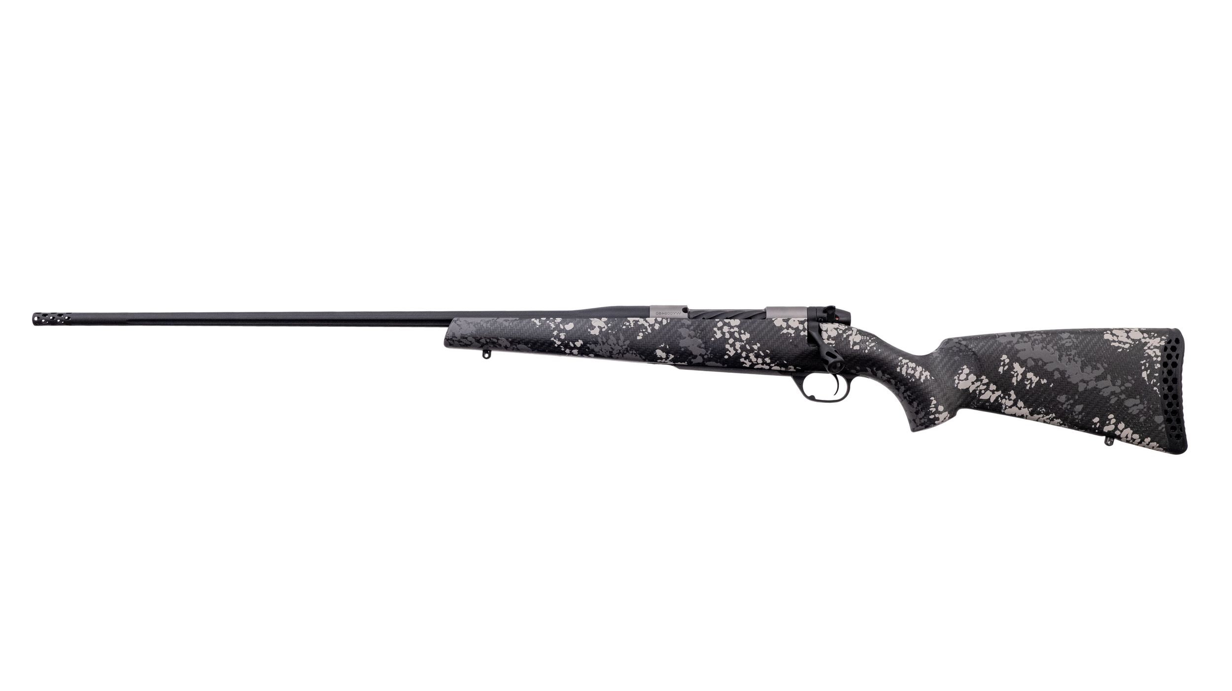 Weatherby Mark V Backcountry Ti 2.0 Left-Hand Rifle MBT20N280AL6B, 280 ACKLY, 24", Grey/white Carbon Fiber Camo Stock, 4 Rds