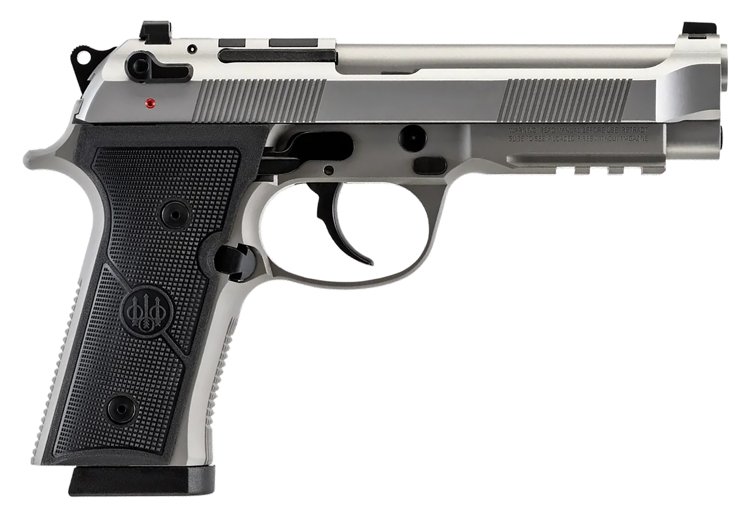 Beretta 92X RDO Pistol J92FR915INX, 9mm, 4.7in, Aluminum Frame, Inox Slide, 15 Rds