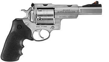 Ruger Alaskan Revolver 5517, 454 Casull/45 Colt, 5in, Rubber Grips, Satin Stainless Finish, 6 Rds
