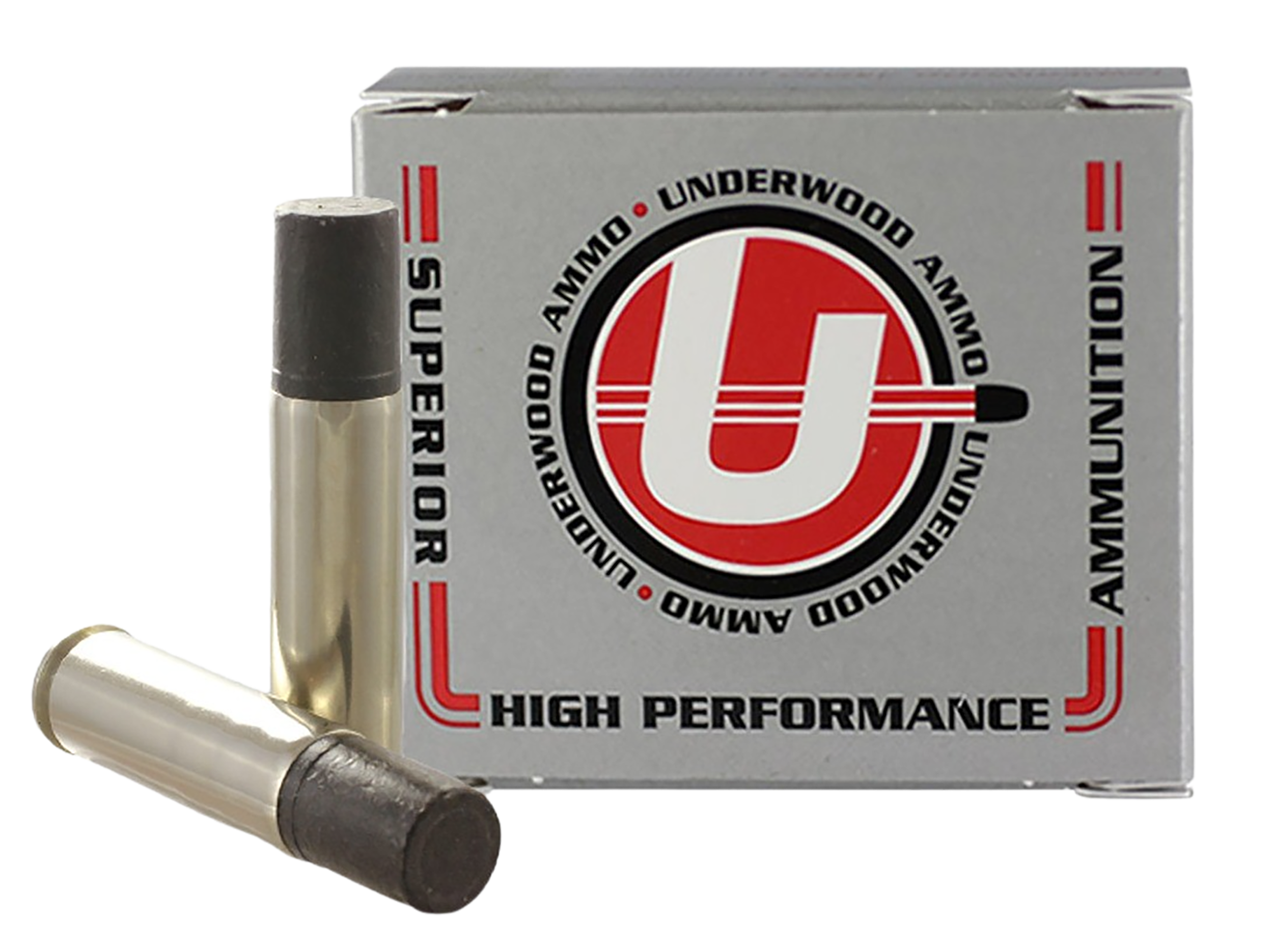 UnderwoodPistol Ammunition UA741, 500 S&W, Hard Cast Wide Flat Nose, 700GR, 1200fps, 20 Rd/bx
