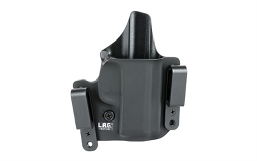 L.A.G. Tactical, Inc. Defender Series, OWB/IWB Holster, Fits SIG P365, Kydex, Right Hand, Black Finish 2084