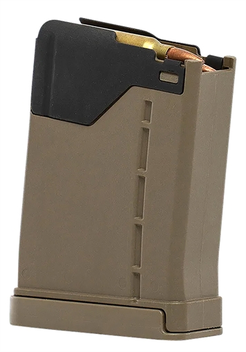 Lancer L5AWM 10rd 5.56x45mm FDE Polymer w/ Steel Feed Lips Fits AR-15 232042