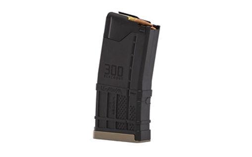 Lancer Systems Magazine, L5AWM GEN 2, 300 Blackout, 20 Rounds, Fits AR Rifle, Steel/Polymer Hybrid, Black L5BO-G2-20-BLK L5BOG220BLK