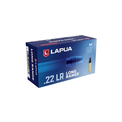 Lapua Long Range Rimfire Ammunition .22 LR 40gr RN 1106 fps 50/ct 420168