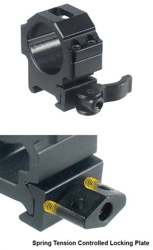 Leapers UTG 2-Piece Max Strength LE Grade Picatinny Rings - 22mm Width 30mm - Low RQ2W3104