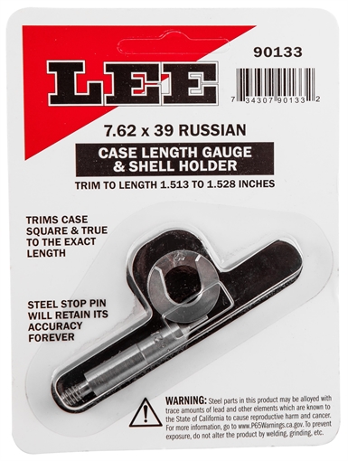 Lee Precision LEE LENGTH GAUGE/ SHELLHOLDER, 7.62X39 90133