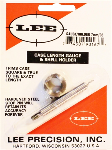 Lee Precision LEE LENGTH GAUGE/ SHELLHOLDER, 7MM-08 90167