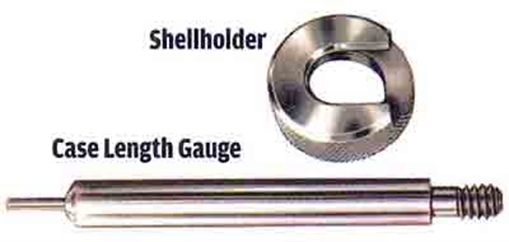 Lee Case Length Gage and Shell Holder 8x56mmR Mann 90589