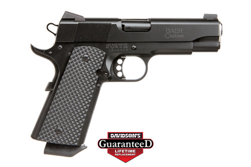 Les Baer 1911 Black Baer 9mm 4.25" Barrel Combat Night Sights 9rd Mag