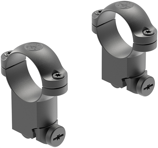 Leupold 2-Piece Solid Steel Ringmounts - Ruger M77 1" Super High Matte Black 0303170 49944