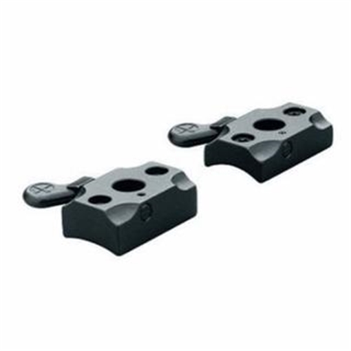 Leupold 2-Piece Quick Release (QR) Base - Savage 10/110 Round Rear Receiver Matte Black 55761