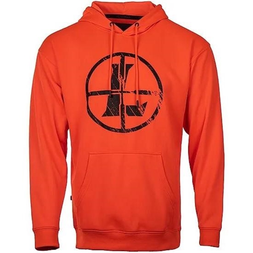 Leupold Distressed Reticle Performance Men's Hoodie Blaze Orange XL 184046