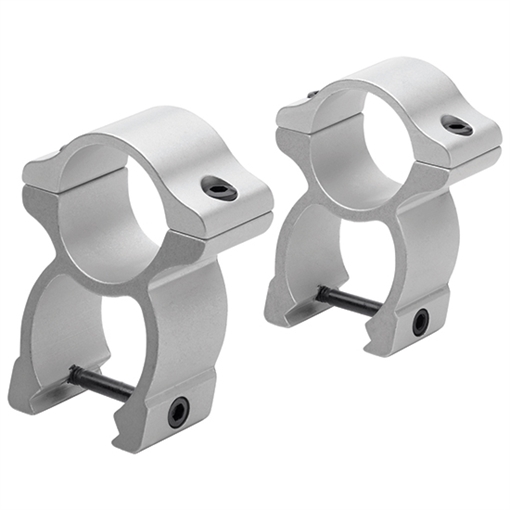 Leupold 2-Piece Rifleman Detachable Weaver-Style See-Thru Aluminum Rings 1" High Silver 0303170 57400
