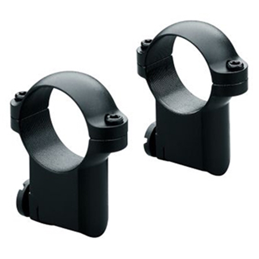 Leupold 2-Piece Solid Steel Ringmounts - Ruger No. 1 & 77/22 1" Low Matte Black 0303175 60924