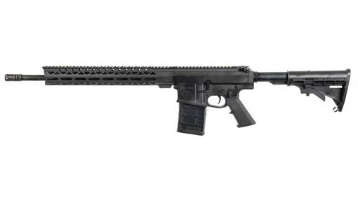 Live Free Armory LF308 Billet AR-10 Battle Rifle - Black .308Win / 7.62NATO 18" Barrel 15" LFA Free Float M-LOK Rail Classic M4-Style Stock LFBR82001