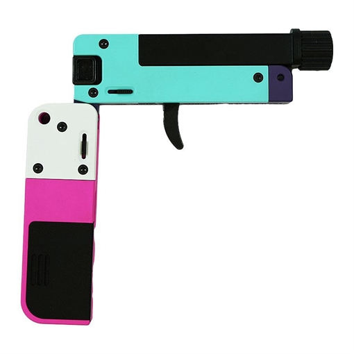 LifeCard Handgun .22 LR Single Shot 2.5" Threaded Barrel Confetti LC1-T-CONF