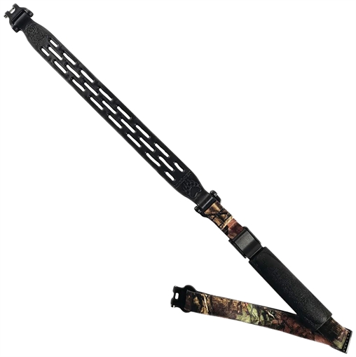 Limbsaver Kodiak-Air Sling Black NAVCOM Rubber & Mossy Oak Break-Up Nylon w/ 1" W & Adjustable Design for Rifles 12295