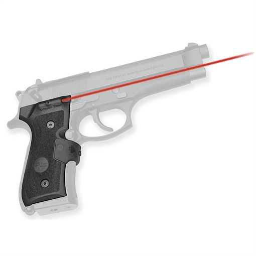Crimson Trace 0119201 LG-402 Mil-Spec Lasergrips Black Red Laser Beretta 92/96/M9 0119201 LG-402-M