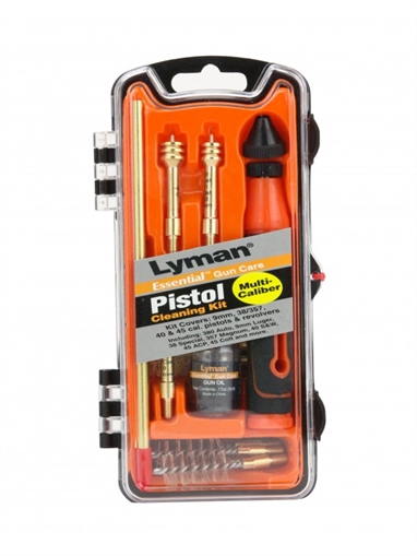 Lyman Lyman Essential Pistol Cleaning Kit .22, 9mm, .40 and 45 ACP 04036