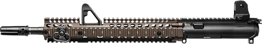 Daniel Defense M4A1, Upper, Complete Upper Receiver, 556NATO, 14.5" Pinned (16" OAL), Daniel Defense M4A1 FSP Rail Interface System Rail, Carbine Length Gas System, Surefire SF3P Flash Hider, M16 Profile Bolt Carrier Group, Anodized Finish, Flat Dark Earth