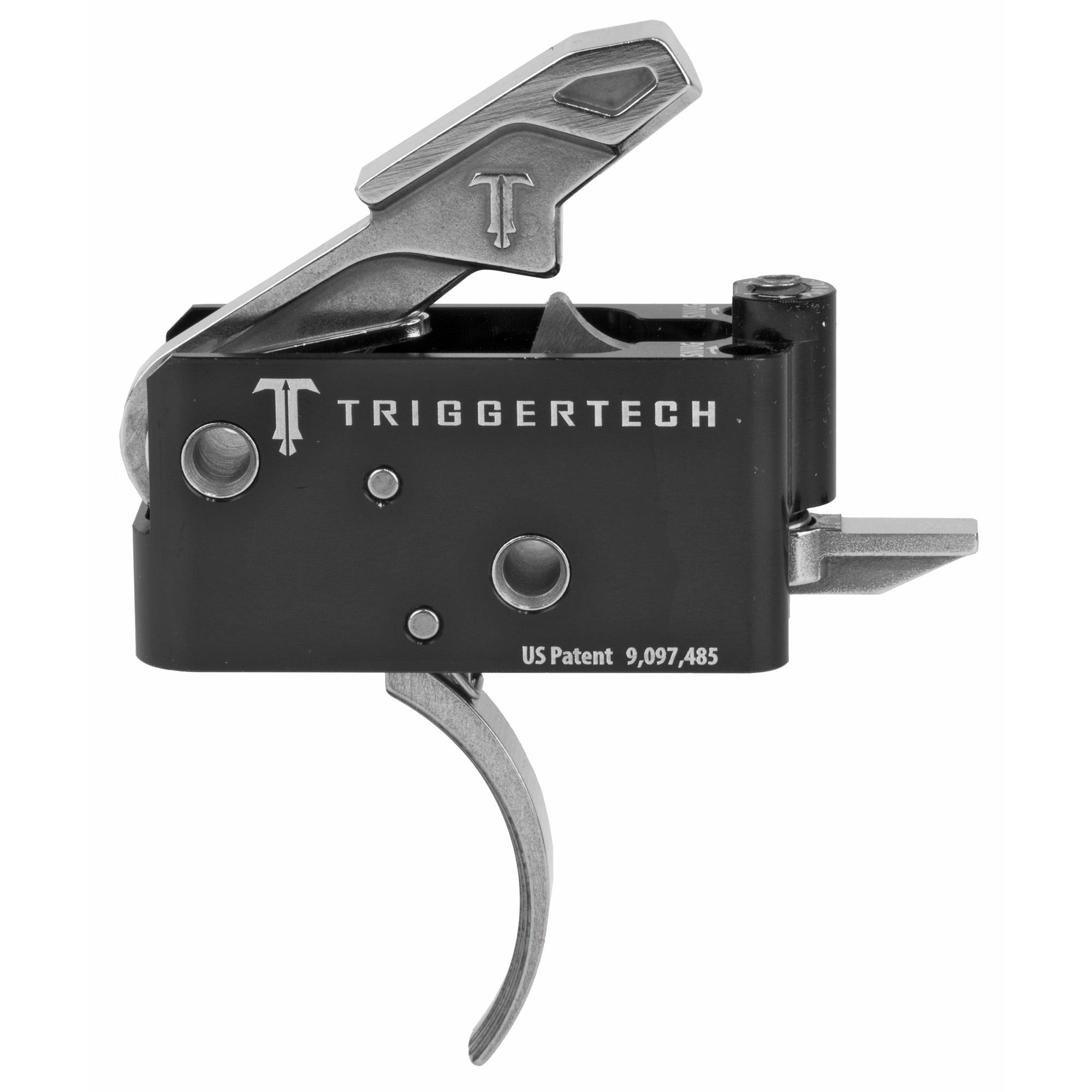 TriggerTech Adaptable AR Primary Trigger AR-15/ AR-10 Trigger, 2.5-5.0 Lb, Curved (AR0-TBS-25-NNC)