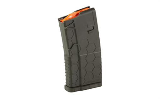 HEXMAG Magazine, 223 Remington/556 NATO, 20 Rounds, Fits AR Pattern Rifles, Polymer, Olive Drab Green HX20-AR15S2-ODG HX20AR15ODG
