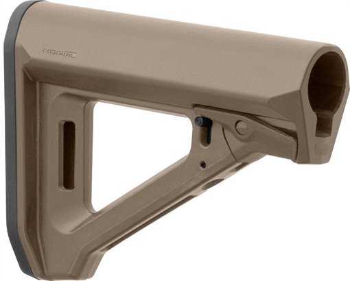 Magpul Industries MOE RL Carbine Stock, Fits AR-15 with Mil-Spec Buffer Tube, Matte Finish, Flat Dark Earth MAG1440FDE