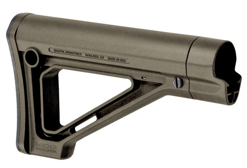 Magpul MOE Carbine Stock, Fixed Position, Synthetic, OD Green