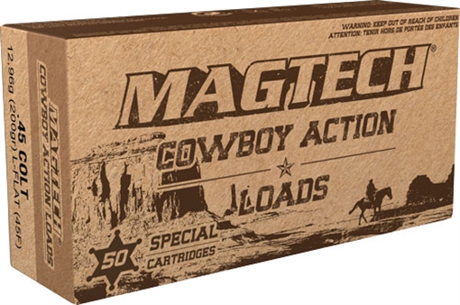 Magtech Cowboy Action 45Colt 200gr Lead Flat Nose 50 Per Box/20 Case 45F