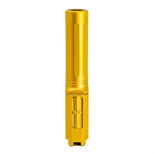 Faxon Firearms MATCH 9MM NON-THREADED STRAIGHT BBL FOR SIG SAUER P365 GOLD 365B910NFSOQ-N-TIN