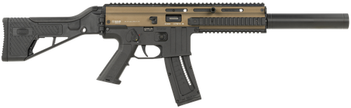 Mauser Rimfire M-15 SD 22 LR, 16.50" Faux Suppressor Barrel, Bronze Rec, Black Side Folding Stock, 22rd