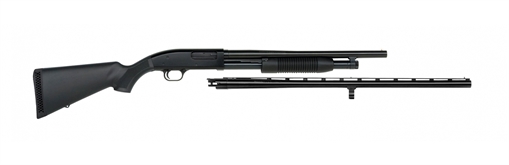 Mossberg Model 88, Pump Action, 12 Gauge, 3" Chamber, 28" Modified Field & 18.5" Cylinder Security Barrel, Black Synthetic Stock, 5Rd 0495339 31014