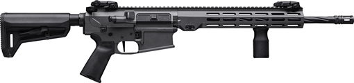 Maxim Defense MD10 L 308 Win 20+1 16" Fluted Barrel, Sniper Gray Cerakote Finish, M-LOK Handguard, Black Magpul Furniture, SL-K Stock, MVG Grip, MBUS Sights, Blackout Defense Flat Trigger MXM49682