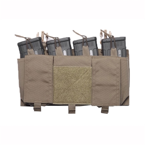 Velocity Systems MAYFLOWER QUAD 5.56 SWIFT-CLIP PLACARD GP COYOTE BROWN MF-Q556PLAC-CB