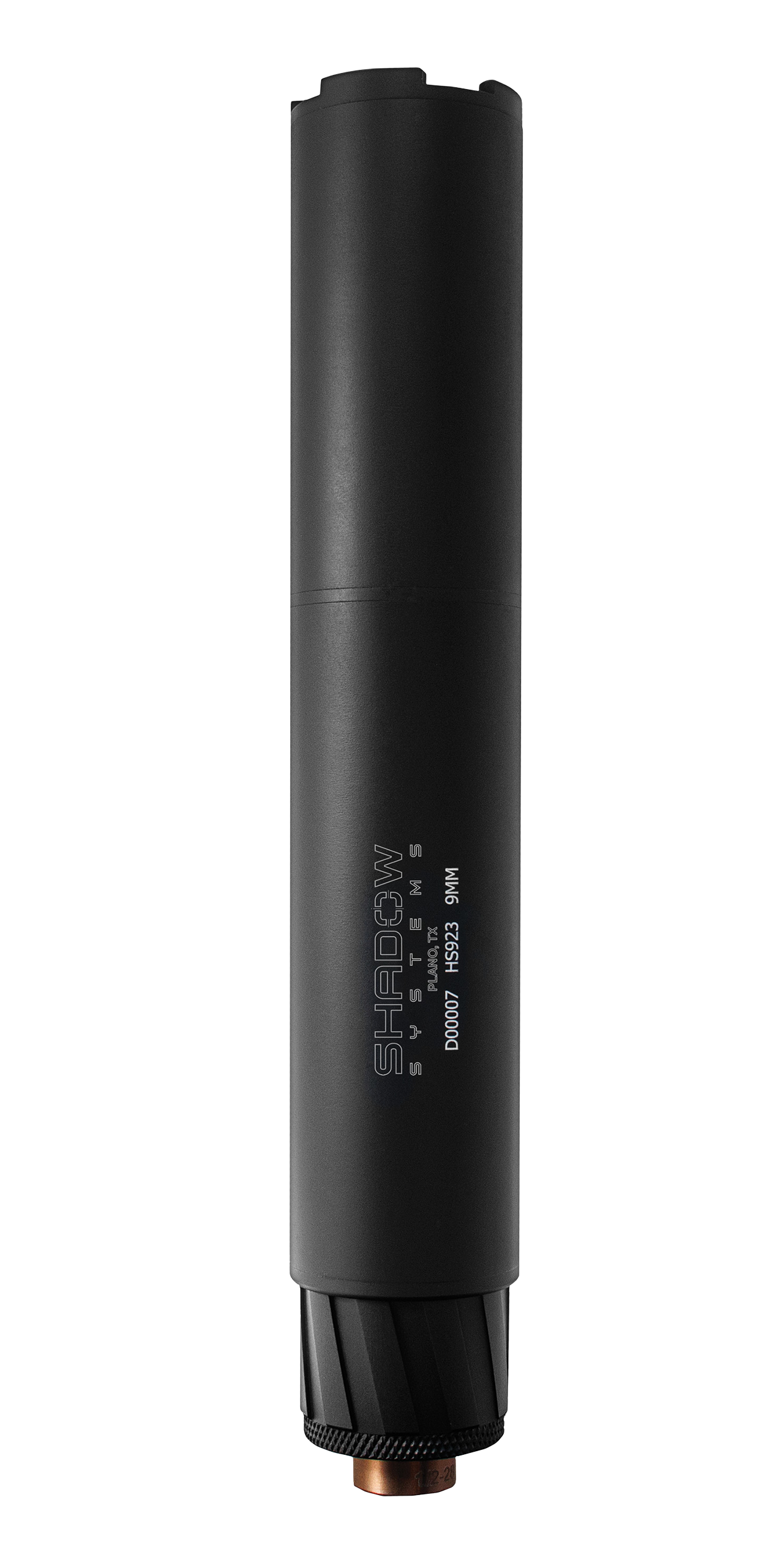 Shadow Systems HS923 Modular Suppressor SS-9000, 9mm, 1/2x28 Piston Direct Thread