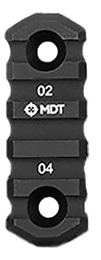 Mdt Sporting Goods Inc 103150-BLK M-Lok Picatinny Rail Black Anodized 2.50" Long 103150BLK