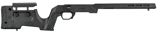 Mdt Sporting Goods Inc XRS Chassis Black Aluminum Core with Polymer Panels, Adj. Cheekrest, M-LOK Forend, Interchangeable Grips, AICS Mag Compatible, Fits Short Action Remington 700 104691BLK