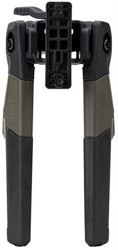 MDT ORYX Bipod, Height Adjustable, Adjustable Tilt (Cant) Tension Lever, MLOK Attachment Interface, High Strength Polymer Construction, Matte Finish, Black and Olive Drab Green 106740-ODG 106740ODG