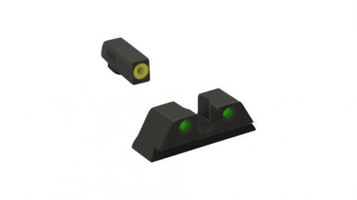 Meprolight ML40889 Hyper-Bright Yellow Ring Front/Green Rear Sights for FN 509 408893121
