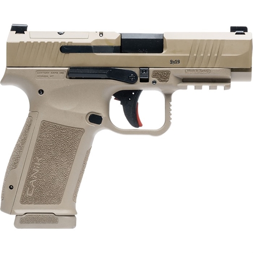 CANIK METE MC9LS, Semi-automatic, Striker Fired, Polymer Frame Pistol, Compact, 9MM, 3.64" Barrel, Cerakote Finish, Flat Dark Earth, Optic Ready, White Dot Front Sight, Blackout Rear Sight, 2 Magazines, 17 Rounds HG7883D-N HG7883DN