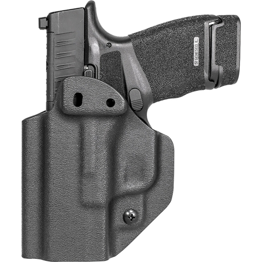 Mission First Tactical Appendix Holster IWB/OWB Black Polymer Belt Clip Fits Springfield Hellcat Micro-Compact OSP 9 Ambidextrous HSFHCAIWBABL