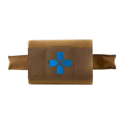 Blue Force Gear Micro Trauma Kit NOW! MOLLE Mounted Helium Whisper Pro Supplies Coyote Brown -CB HW-TKN-MTKN-PRO