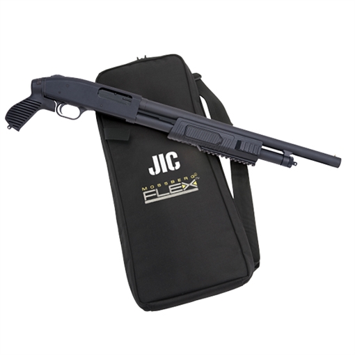 Mossberg 500 JIC FLEX 12 Gauge 5+1 3" 18.50" Cylinder Bore Steel Barrel, Matte Blued Metal Finish, Synthetic Flex Pistol Grip Stock, Includes Custom Carry Case 57340