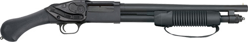 Mossberg 590 Shockwave 20 Ga, 14" Barrel, 3", CT Laser Saddle, Black, 6rd
