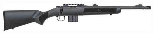 Mossberg MVP Patrol 5.56x45mm NATO 10+1 16.25" Matte Blued 16.25" Medium Bull Barrel Matte Blued Steel Black Fixed Pillar-Bedded Stock Right Hand 27716
