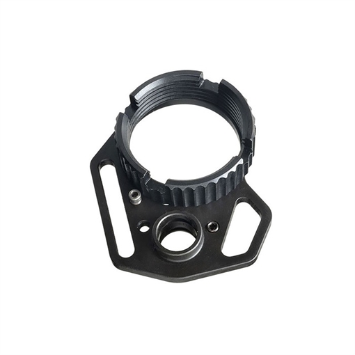 Strike Industries Black, Multi-Function End Plate With Anti-Rotation Castle Nut, Fits AR-15 SI-AR-MFEP-ACN ARMFEP&ACN